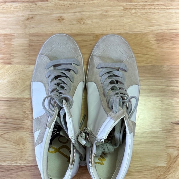 Sam Edelman Cream High-Top Sneakers - Picture 5 of 5